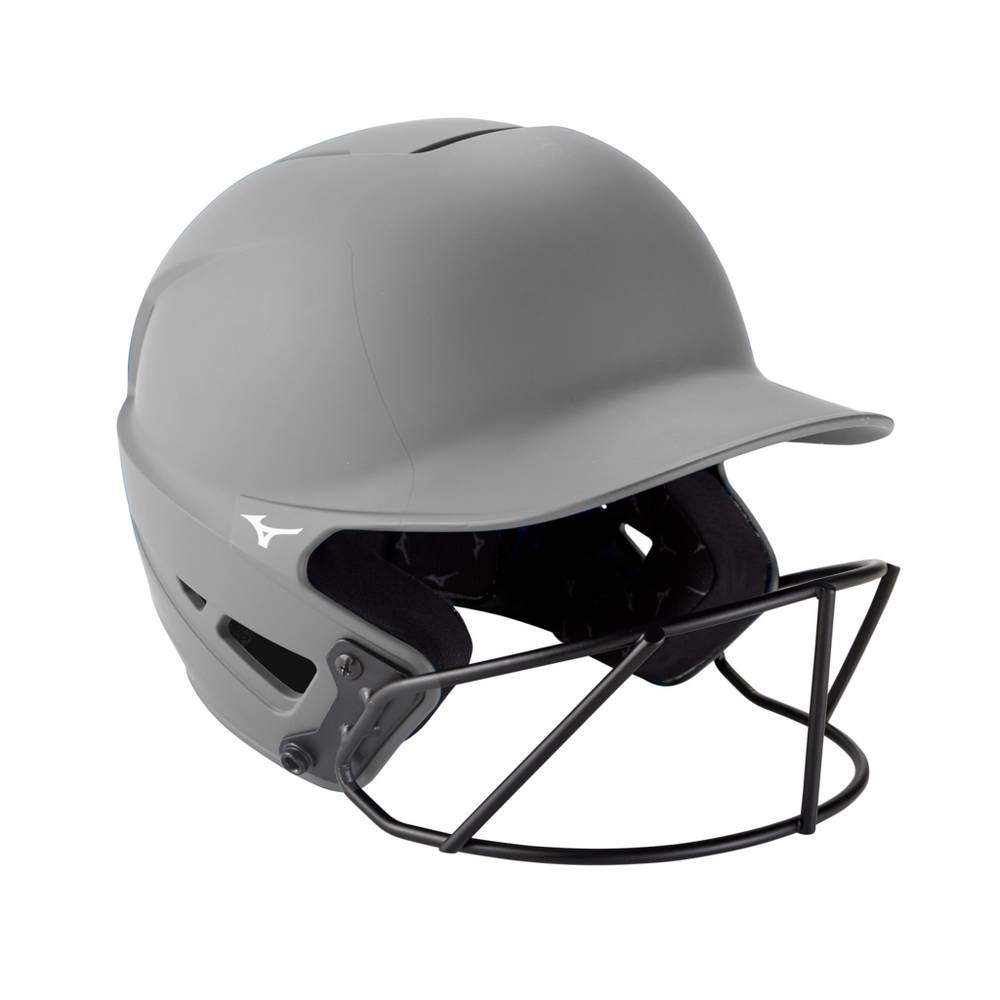 Mizuno F6 Fastpitch Softball Batting - Bayan Kask - Gri Türkiye (AMXZJR-275)